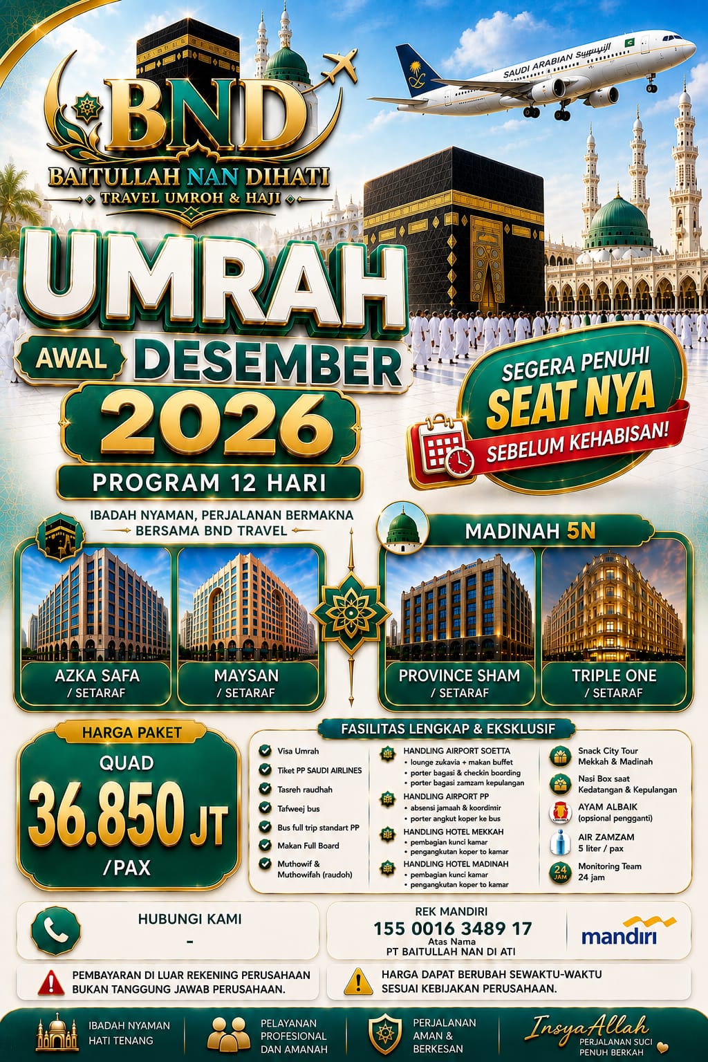Paket Umroh VIP Executive